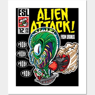 Alien Attack from Uranus Posters and Art